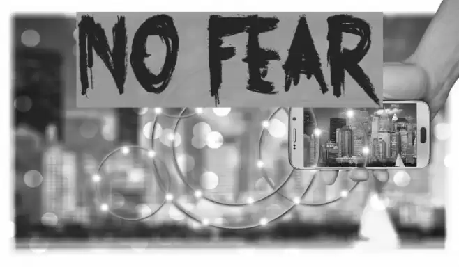 No Fear Font examples