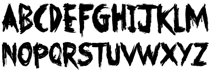 No Fear Font LOWERCASE