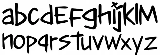 No Fonts No Peace 字体 小写