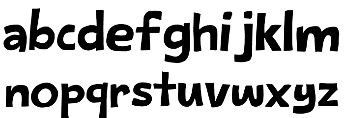No Fudge Given DEMO Regular Font LOWERCASE
