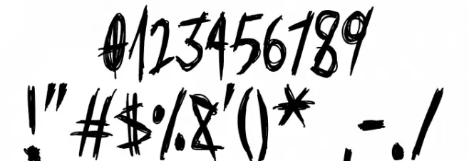 No Future Gang Schriftart Anderer Schreiben