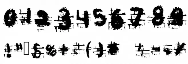 No Graffiti  Medium Font OTHER CHARS