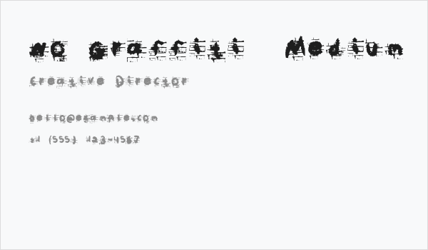 No Graffiti  Medium Business Card