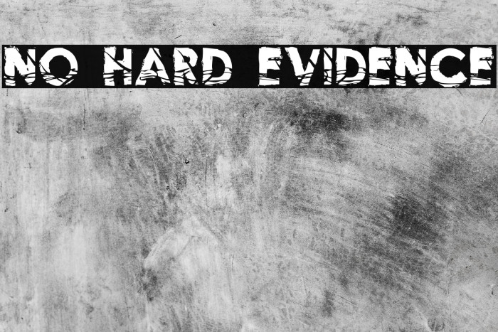 no-hard-evidence-font-ffonts