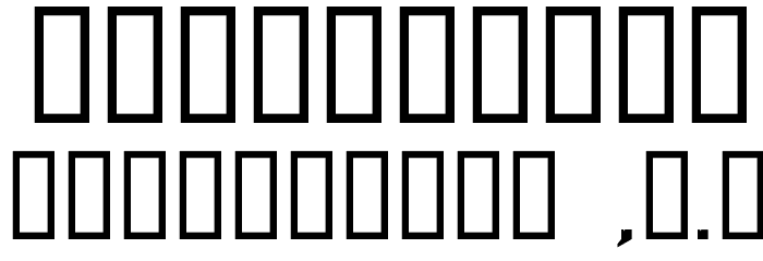 No Harmony Left Side Cut Font OTHER CHARS