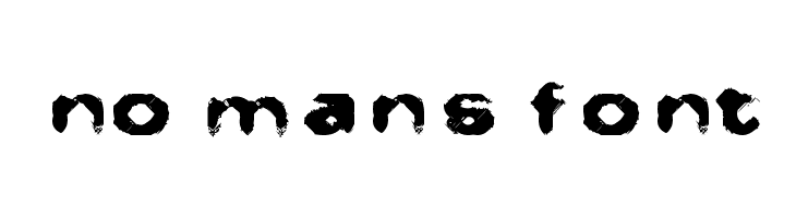 No Man's Font  नि: शुल्क फ़ॉन्ट्स डाउनलोड