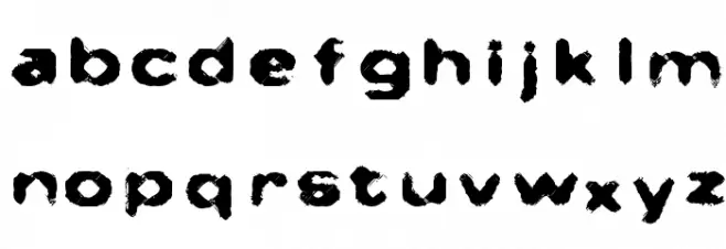No Man's Font Fuentes MAYÚSCULAS