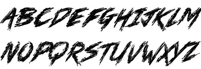 No Mercy Font Personal Use Only Fonte MAIÚSCULAS