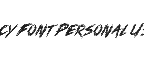 No Mercy Font Personal Use Only Logo