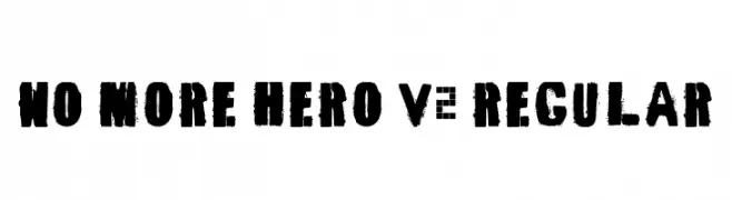 No More Hero V2 Regular 