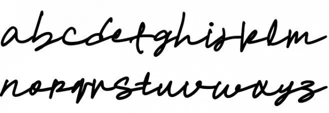 No More Nich خط أحرف صغيرة