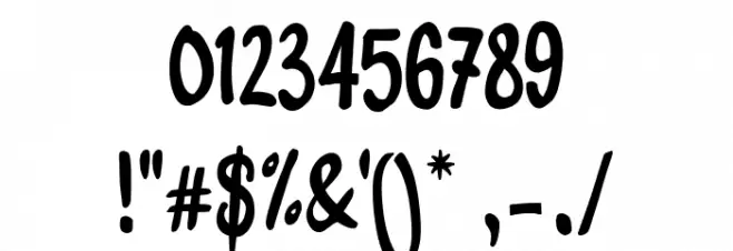 No More Virus Font OTHER CHARS