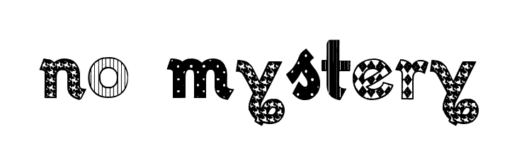 No Mystery  baixar fontes gratis