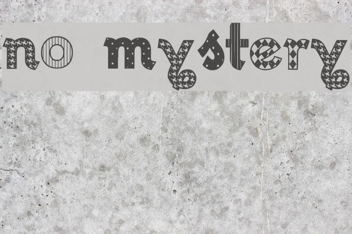 No Mystery Example 2