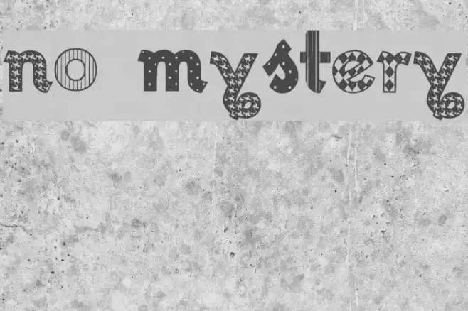No Mystery Example 2