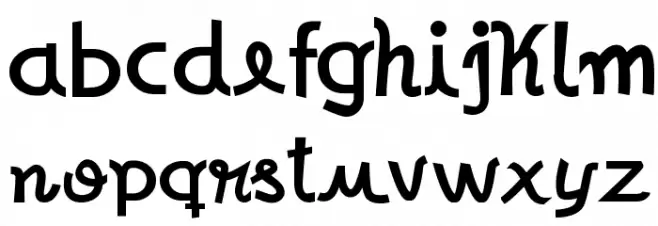 No Name Sans خط أحرف صغيرة