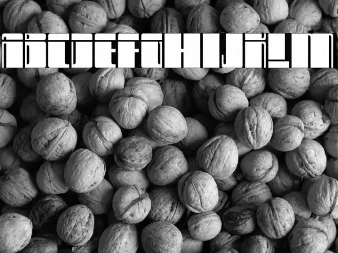 No Name Font examples