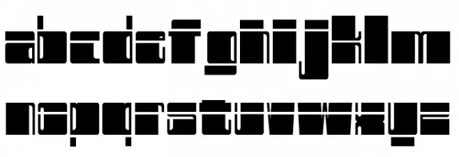 No Name Caratteri MINUSCOLO