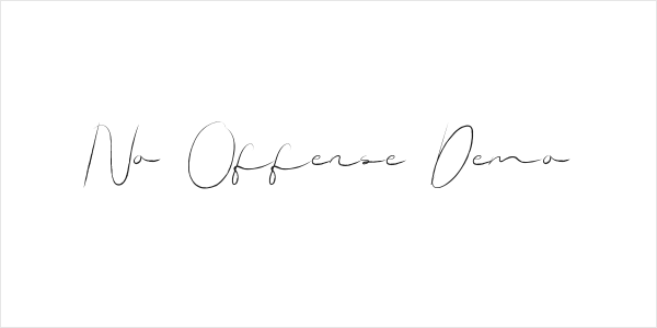 No Offense Demo Logo