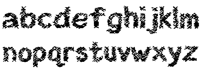 No Problem Font LOWERCASE