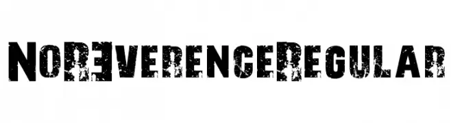 No R3verence Regular  font caratteri gratis