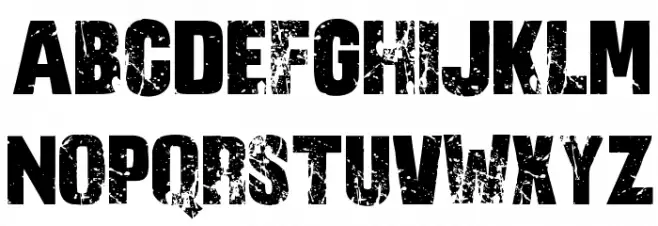 No R3verence Regular フォント 大文字