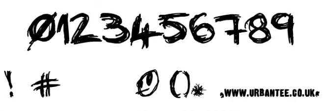 No Running In The Halls Font OTHER CHARS