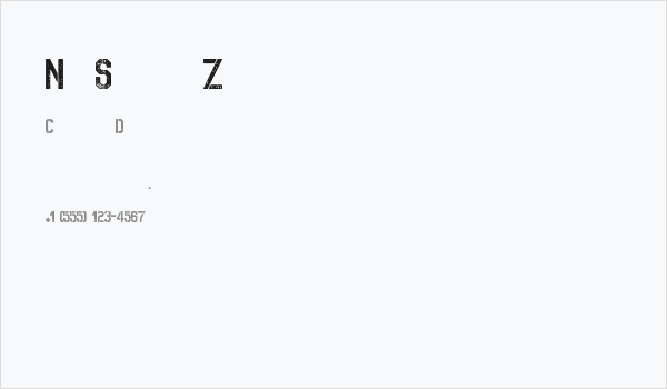 No Safety Zone Business Card