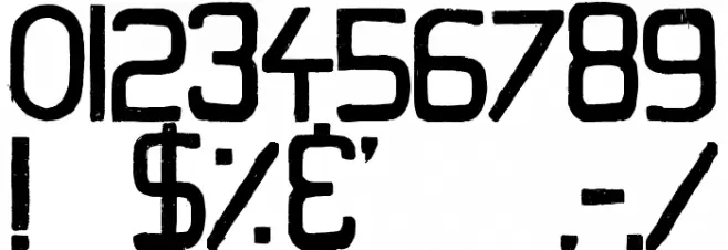 No Silly Walk There Font OTHER CHARS