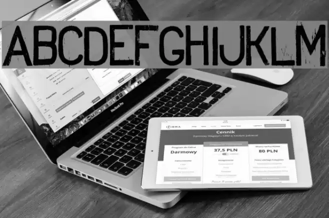 No Silly Walk There Font examples