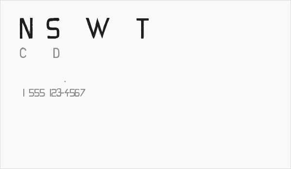 No Silly Walk There Business Card