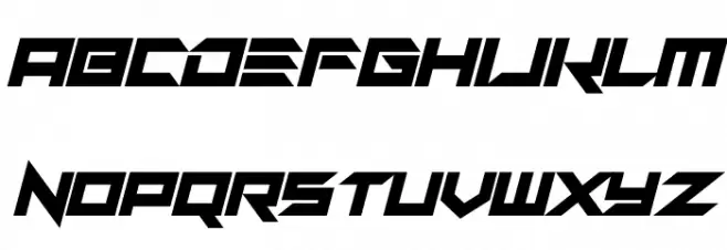 No Surrender Italic フォント 大文字