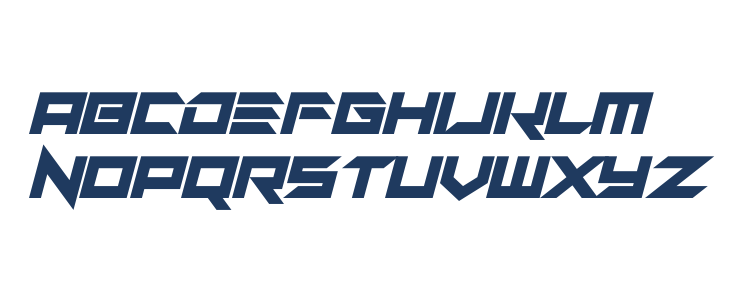 No Surrender Italic Lowercase