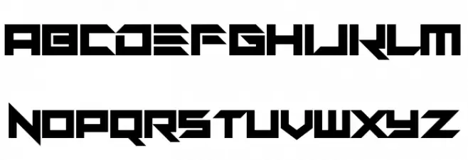 No Surrender Schriftart Groß