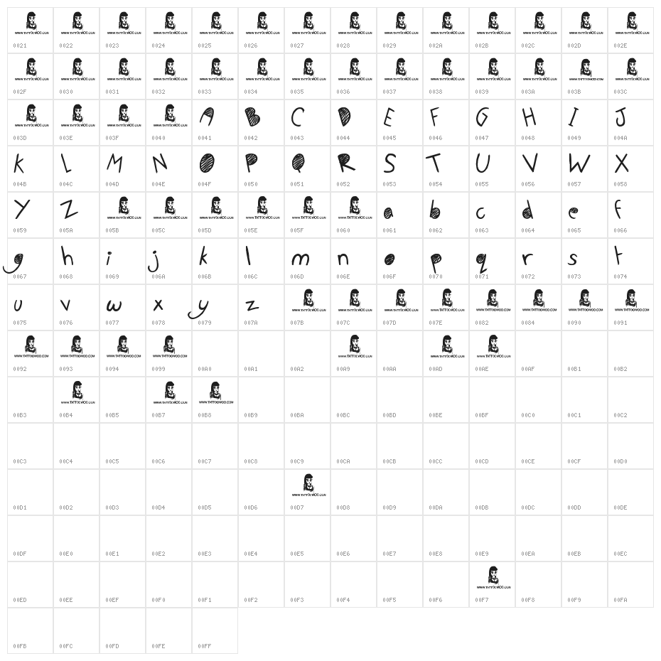 No Talking Allowed Character Map
