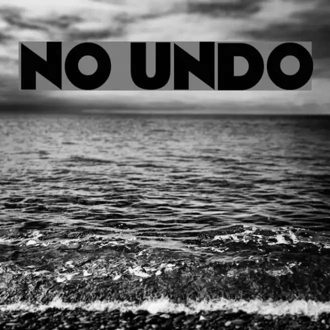 No Undo Font examples