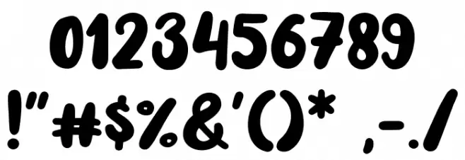 No Virus Font OTHER CHARS