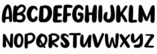 No Virus Schriftart Groß