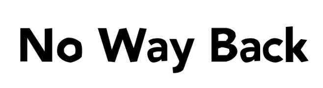 No Way Back  les polices de caractères gratuit tlcharger