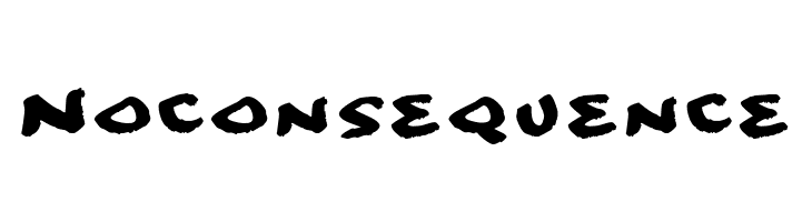 No consequence  font caratteri gratis