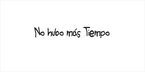 No hubo más Tiempo Logo
