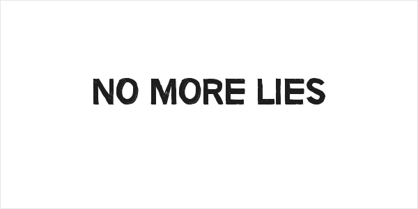 No more lies Logo