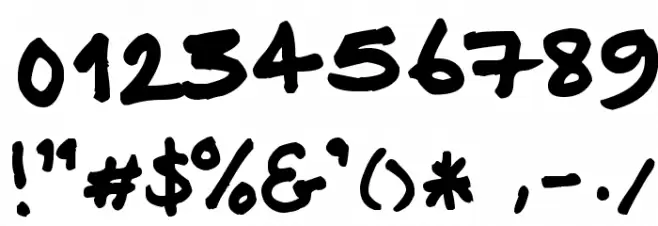 No other name Font OTHER CHARS