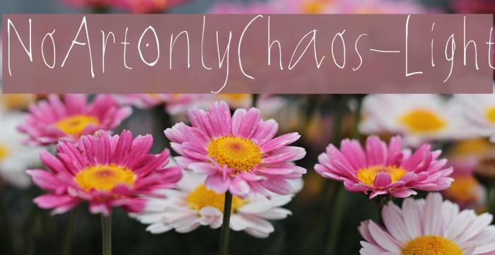 NoArtOnlyChaos-Light Example 1