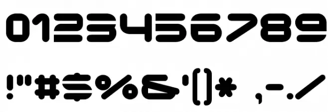 NoClocks-Regular Font OTHER CHARS