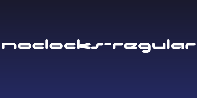 NoClocks-Regular Social Header