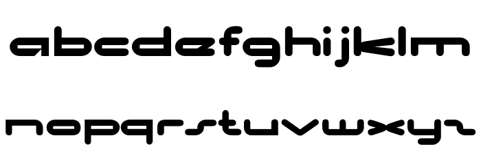 NoClocks-Regular Font LOWERCASE