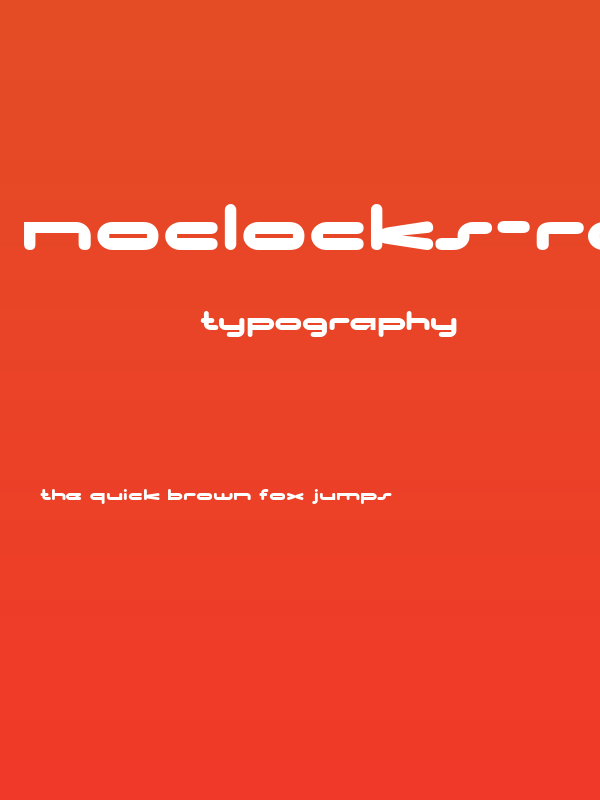 NoClocks-Regular Poster