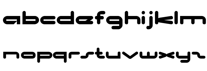 NoClocks-Regular Font LOWERCASE