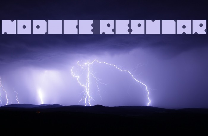 NoDice-Regular Font examples
